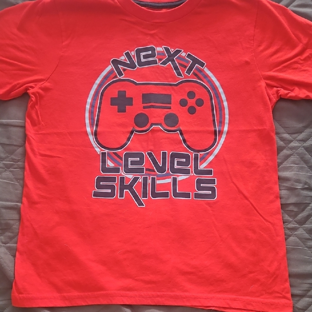 Red Gaming T-Shirt - Next Level Skills
